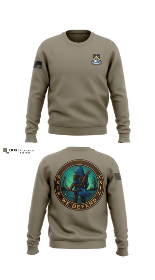 Crew Neck Sweatshirt, 24TH MDSB, Army, Teamtime, Team time, sublimation, custom sports apparel, team uniforms, spirit wear, spiritwear, sports uniforms, custom shirts, team store, custom team store, fundraiser sports, apparel fundraiser