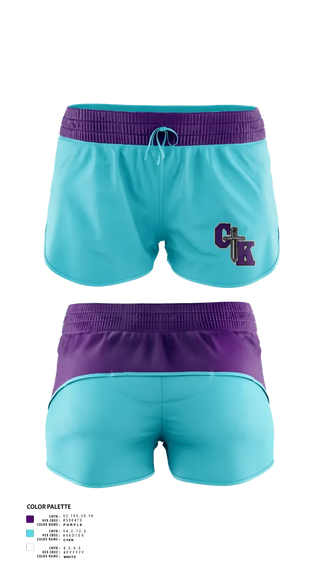 Womens Shorts, Columbia Knights Football, , Teamtime, Team time, sublimation, custom sports apparel, team uniforms, spirit wear, spiritwear, sports uniforms, custom shirts, team store, custom team store, fundraiser sports, apparel fundraiser