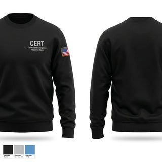 Crew Neck Sweatshirt, CERT: Corrections Emergency Response Team, Police, Teamtime, Team time, sublimation, custom sports apparel, team uniforms, spirit wear, spiritwear, sports uniforms, custom shirts, team store, custom team store, fundraiser sports, apparel fundraiser