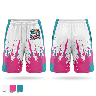 Coastal Chaos Athletic Shorts With Pockets - 1