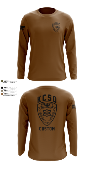 Long Sleeve Performance Shirt, Kemper County Sheriff’s Office, Police, Teamtime, Team time, sublimation, custom sports apparel, team uniforms, spirit wear, spiritwear, sports uniforms, custom shirts, team store, custom team store, fundraiser sports, apparel fundraiser