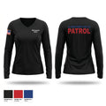 Alamogordo Police Women's Long Sleeve V-neck Shirt - 1