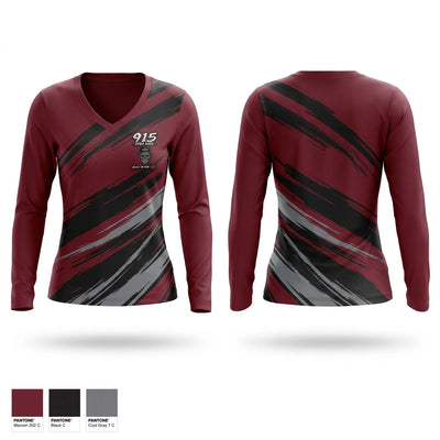 EPBA KAOS Women's Long Sleeve V-neck Shirt - 1