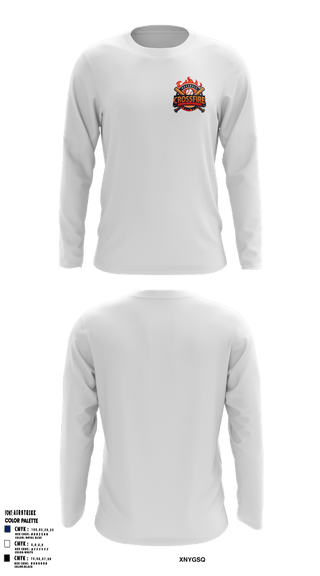 Long Sleeve Performance Shirt, Crossfire 12u, Baseball, Teamtime, Team time, sublimation, custom sports apparel, team uniforms, spirit wear, spiritwear, sports uniforms, custom shirts, team store, custom team store, fundraiser sports, apparel fundraiser
