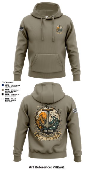 Hoodie, LCU-2004, Army, Teamtime, Team time, sublimation, custom sports apparel, team uniforms, spirit wear, spiritwear, sports uniforms, custom shirts, team store, custom team store, fundraiser sports, apparel fundraiser