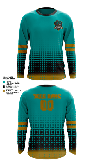 Long Sleeve Performance Shirt, southeast Jaguars, , Teamtime, Team time, sublimation, custom sports apparel, team uniforms, spirit wear, spiritwear, sports uniforms, custom shirts, team store, custom team store, fundraiser sports, apparel fundraiser