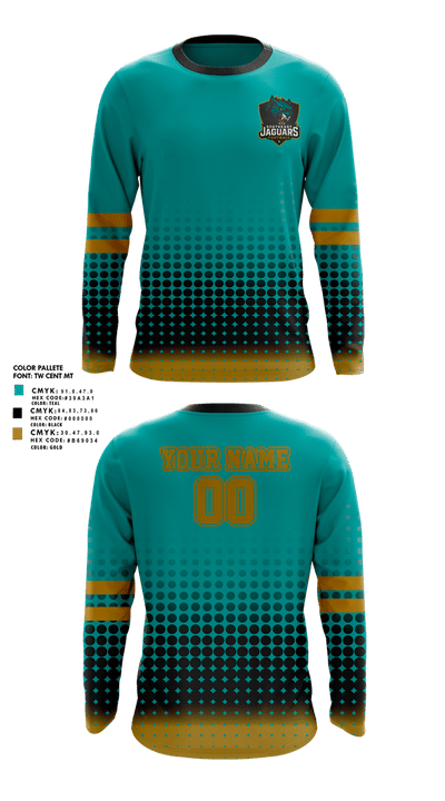 southeast Jaguars 26594681 Long Sleeve Performance Shirt 5