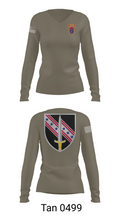 6/54th Security Force Assistance Brigade 11702095 Women's Long Sleeve V-neck Shirt - 77