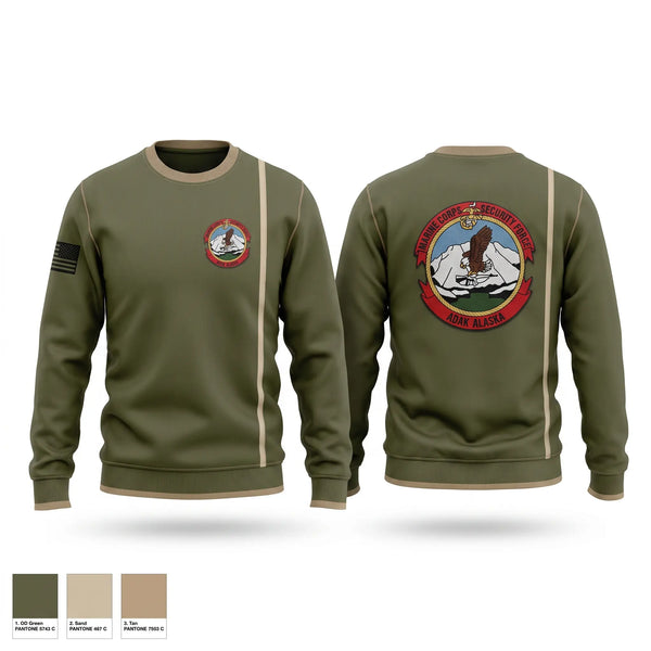 Crew Neck Sweatshirt, MARINE BARRACKS ADAK ALASKAMARINE BARRACKS ADAK ALASKA, Marines, Teamtime, Team time, sublimation, custom sports apparel, team uniforms, spirit wear, spiritwear, sports uniforms, custom shirts, team store, custom team store, fundraiser sports, apparel fundraiser