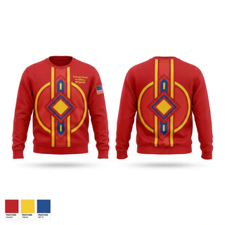 Crew Neck Sweatshirt, 142nd Field Artillery Brigade, Army, Teamtime, Team time, sublimation, custom sports apparel, team uniforms, spirit wear, spiritwear, sports uniforms, custom shirts, team store, custom team store, fundraiser sports, apparel fundraiser