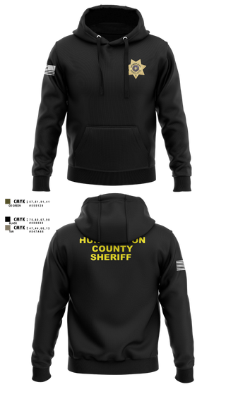 Hoodie, Huntingdon County Sheriff’s Office, Police, Teamtime, Team time, sublimation, custom sports apparel, team uniforms, spirit wear, spiritwear, sports uniforms, custom shirts, team store, custom team store, fundraiser sports, apparel fundraiser
