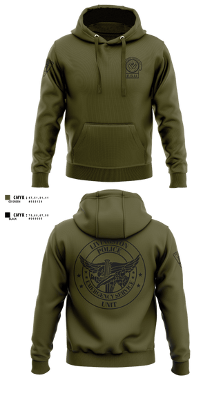 Hoodie, Livingston Police E.S.U., Police, Teamtime, Team time, sublimation, custom sports apparel, team uniforms, spirit wear, spiritwear, sports uniforms, custom shirts, team store, custom team store, fundraiser sports, apparel fundraiser