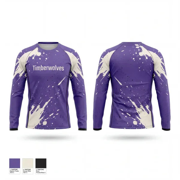 Long Sleeve Performance Shirt, Timberwolves, Baseball, Teamtime, Team time, sublimation, custom sports apparel, team uniforms, spirit wear, spiritwear, sports uniforms, custom shirts, team store, custom team store, fundraiser sports, apparel fundraiser