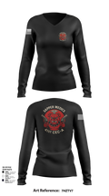 41 CEC-A 9986911 Women's Long Sleeve V-neck Shirt - 102
