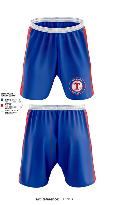 Trenholm Little League 21570649 Athletic Shorts With Pockets - 2