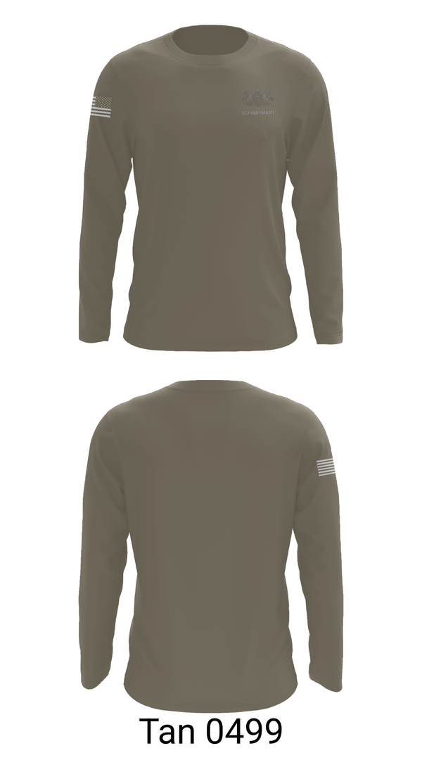 Long Sleeve Performance Shirt, Sci Waymart, Police, Teamtime, Team time, sublimation, custom sports apparel, team uniforms, spirit wear, spiritwear, sports uniforms, custom shirts, team store, custom team store, fundraiser sports, apparel fundraiser