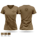Global Protection & Strategic Group Women's Short Sleeve V-neck Shirt - 1