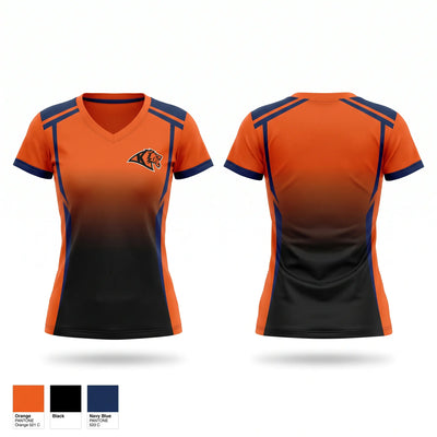 Kennewick lions Women's Short Sleeve V-neck Shirt - 1