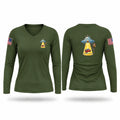 Galaxy ERT Women's Long Sleeve V-neck Shirt - 1