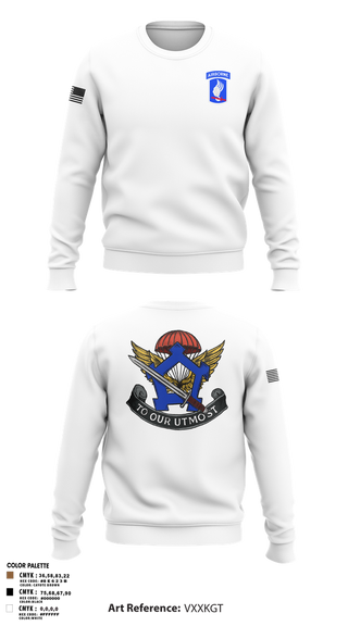 Crew Neck Sweatshirt, HHC, Brigade Support Battalion 173D IBCT(A), , Teamtime, Team time, sublimation, custom sports apparel, team uniforms, spirit wear, spiritwear, sports uniforms, custom shirts, team store, custom team store, fundraiser sports, apparel fundraiser