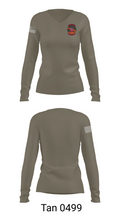 AFLCMCSWAT 46376626 Women's Long Sleeve V-neck Shirt - 77