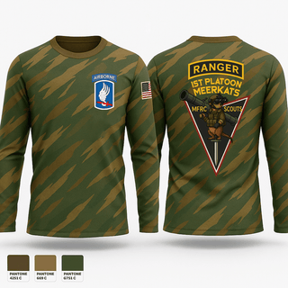 Long Sleeve Performance Shirt, Meerkats 173rd, Army, Teamtime, Team time, sublimation, custom sports apparel, team uniforms, spirit wear, spiritwear, sports uniforms, custom shirts, team store, custom team store, fundraiser sports, apparel fundraiser