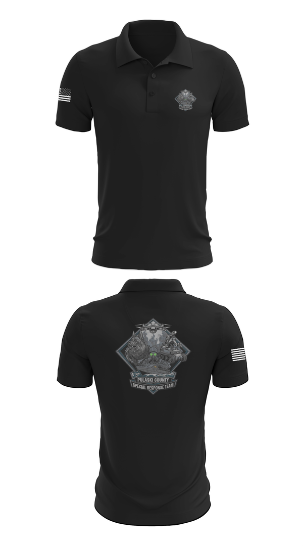 Short Sleeve Performance Polo, Pulaski County SRT, Fire Department, Teamtime, Team time, sublimation, custom sports apparel, team uniforms, spirit wear, spiritwear, sports uniforms, custom shirts, team store, custom team store, fundraiser sports, apparel fundraiser