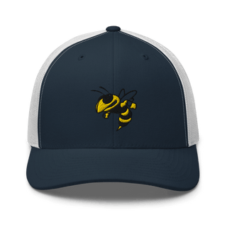 Wynne Yellowjackets 3239649 Retro Trucker Hat | Yupoong 6606