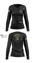 18 SFS FLY AWAY SECURITY 15645087 Women's Long Sleeve V-neck Shirt - 100