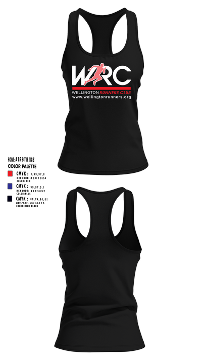 Wellington Runners Club 55706175 Women's Track Singlet - 20