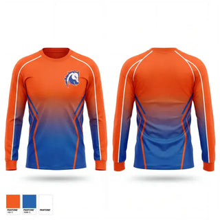 Long Sleeve Performance Shirt, GVYF Broncos, , Teamtime, Team time, sublimation, custom sports apparel, team uniforms, spirit wear, spiritwear, sports uniforms, custom shirts, team store, custom team store, fundraiser sports, apparel fundraiser