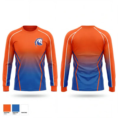 GVYF Broncos 9507549 Long Sleeve Performance Shirt 1