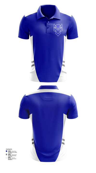 Blue Devils Short Sleeve Performance Polo - 3