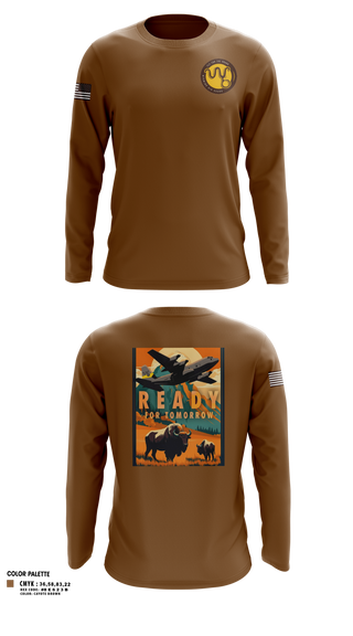 Long Sleeve Performance Shirt, 153rd R&R, Air Force, Teamtime, Team time, sublimation, custom sports apparel, team uniforms, spirit wear, spiritwear, sports uniforms, custom shirts, team store, custom team store, fundraiser sports, apparel fundraiser