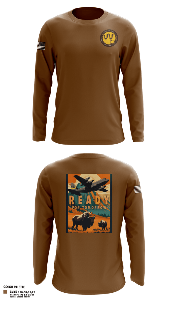 Long Sleeve Performance Shirt, 153rd R&R, Air Force, Teamtime, Team time, sublimation, custom sports apparel, team uniforms, spirit wear, spiritwear, sports uniforms, custom shirts, team store, custom team store, fundraiser sports, apparel fundraiser