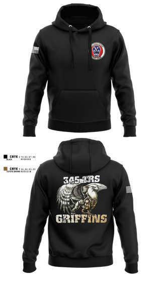 Hoodie, 345th TRS, , Teamtime, Team time, sublimation, custom sports apparel, team uniforms, spirit wear, spiritwear, sports uniforms, custom shirts, team store, custom team store, fundraiser sports, apparel fundraiser