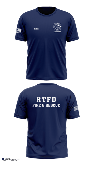Short Sleeve Performance Shirt, Range Township, Fire Department, Teamtime, Team time, sublimation, custom sports apparel, team uniforms, spirit wear, spiritwear, sports uniforms, custom shirts, team store, custom team store, fundraiser sports, apparel fundraiser