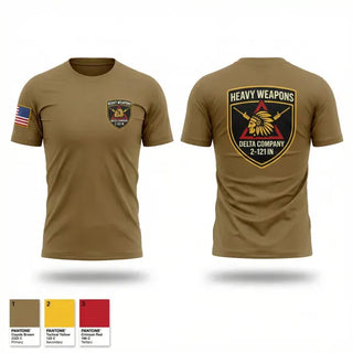 Short Sleeve Performance Shirt, Co D 2-121 IN, Army, Teamtime, Team time, sublimation, custom sports apparel, team uniforms, spirit wear, spiritwear, sports uniforms, custom shirts, team store, custom team store, fundraiser sports, apparel fundraiser