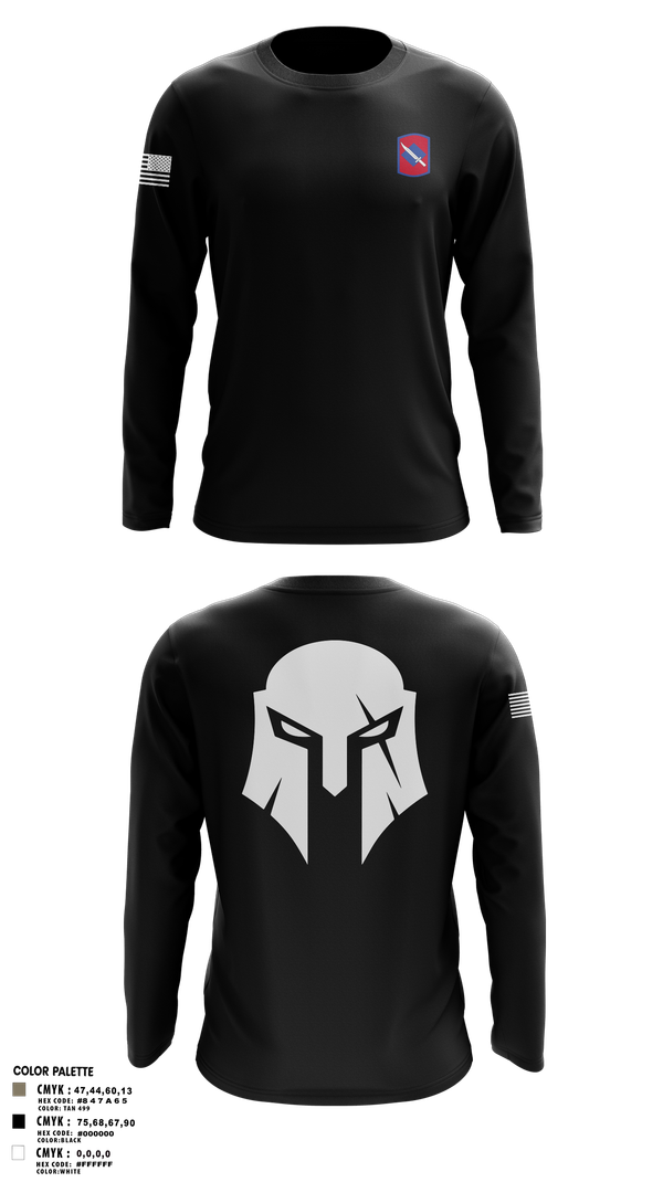 Long Sleeve Performance Shirt, C TRP 1-134th, , Teamtime, Team time, sublimation, custom sports apparel, team uniforms, spirit wear, spiritwear, sports uniforms, custom shirts, team store, custom team store, fundraiser sports, apparel fundraiser