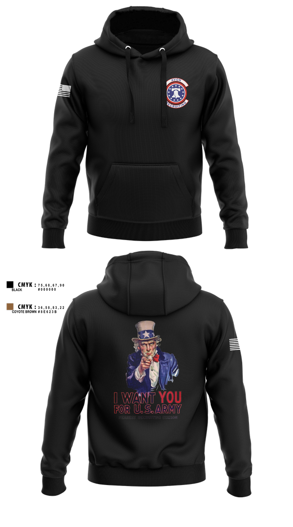Hoodie, US Army I Want You, Army, Teamtime, Team time, sublimation, custom sports apparel, team uniforms, spirit wear, spiritwear, sports uniforms, custom shirts, team store, custom team store, fundraiser sports, apparel fundraiser