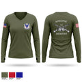 A Co 2-134 IN BN ABN 83944236 Women's Long Sleeve V-neck Shirt - 1