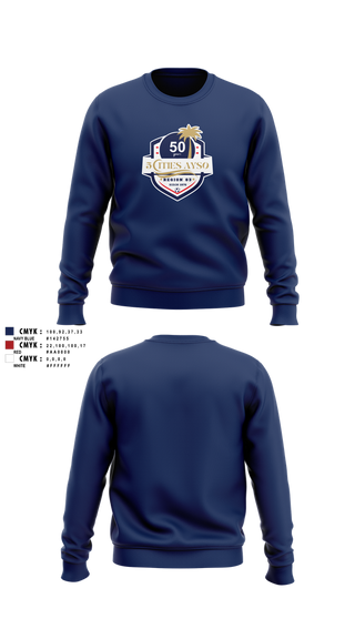 Crew Neck Sweatshirt, 5 Cities AYSO All Stars, Men's Soccer, Teamtime, Team time, sublimation, custom sports apparel, team uniforms, spirit wear, spiritwear, sports uniforms, custom shirts, team store, custom team store, fundraiser sports, apparel fundraiser