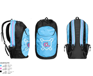 Gear Bag, Carolina lightning, Baseball, Teamtime, Team time, sublimation, custom sports apparel, team uniforms, spirit wear, spiritwear, sports uniforms, custom shirts, team store, custom team store, fundraiser sports, apparel fundraiser