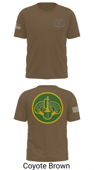 Old School Cotton Feel Shirt, 3d Cavalry Regiment, Army, Teamtime, Team time, sublimation, custom sports apparel, team uniforms, spirit wear, spiritwear, sports uniforms, custom shirts, team store, custom team store, fundraiser sports, apparel fundraiser