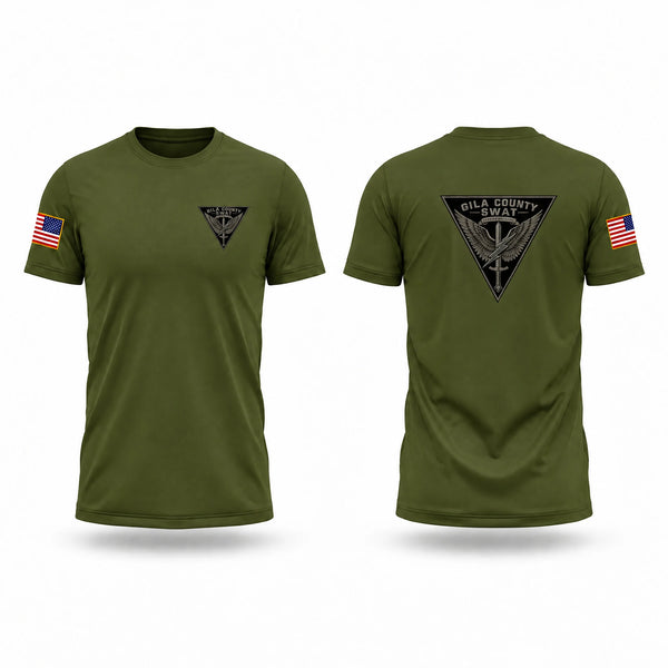 Old School Cotton Feel Shirt, Gila County Regional SWAT, Police, Teamtime, Team time, sublimation, custom sports apparel, team uniforms, spirit wear, spiritwear, sports uniforms, custom shirts, team store, custom team store, fundraiser sports, apparel fundraiser