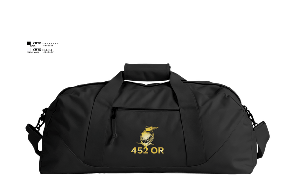 Duffle Bag, 452 MED DET, Army, Teamtime, Team time, sublimation, custom sports apparel, team uniforms, spirit wear, spiritwear, sports uniforms, custom shirts, team store, custom team store, fundraiser sports, apparel fundraiser