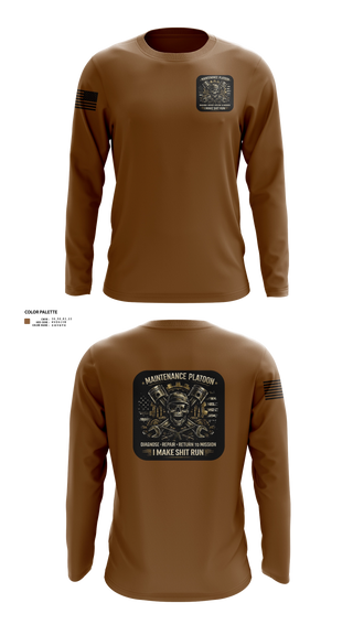 Long Sleeve Performance Shirt, 2/11, Army, Teamtime, Team time, sublimation, custom sports apparel, team uniforms, spirit wear, spiritwear, sports uniforms, custom shirts, team store, custom team store, fundraiser sports, apparel fundraiser