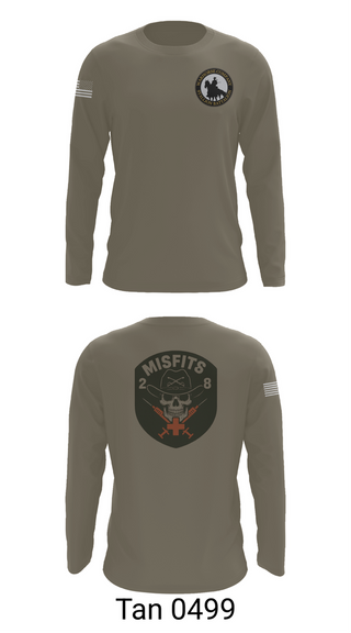 Long Sleeve Performance Shirt, 2-8 Cav, HHC, Medic Platoon, , Teamtime, Team time, sublimation, custom sports apparel, team uniforms, spirit wear, spiritwear, sports uniforms, custom shirts, team store, custom team store, fundraiser sports, apparel fundraiser