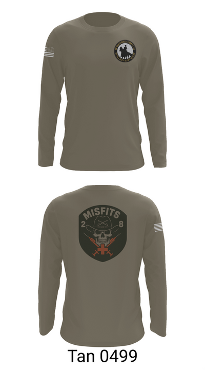 2-8 Cav, HHC, Medic Platoon 50281984 Long Sleeve Performance Shirt 66