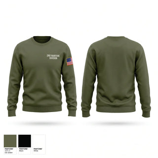 Crew Neck Sweatshirt, 2nd warfare division, Navy, Teamtime, Team time, sublimation, custom sports apparel, team uniforms, spirit wear, spiritwear, sports uniforms, custom shirts, team store, custom team store, fundraiser sports, apparel fundraiser